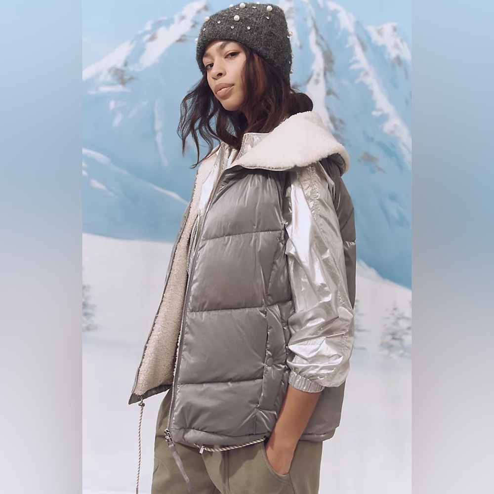 Anthropologie Varley Brock Puffer Gilet